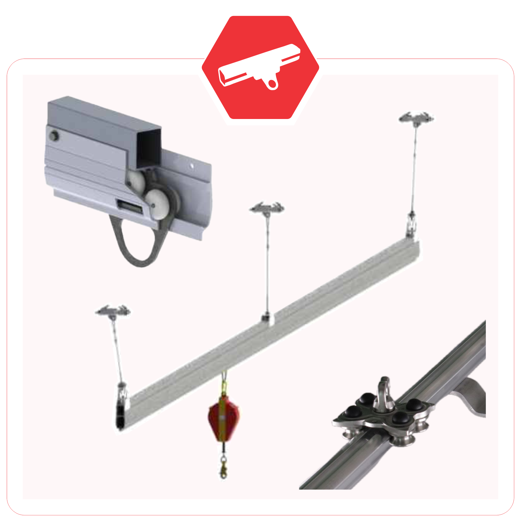 Líneas de vida Horizontal Rígidas