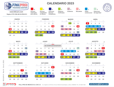 Curso Persona Competente en Alturas - Fall-Pro de México S.A. DE C.V.